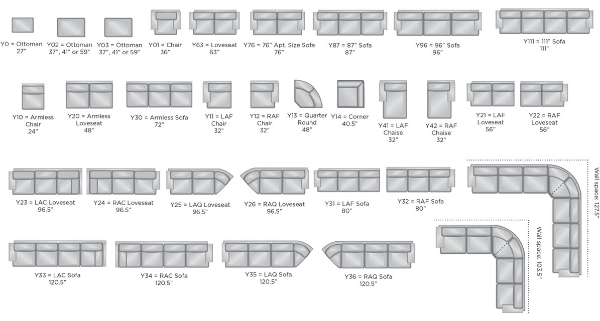 Couch in deals floor plan