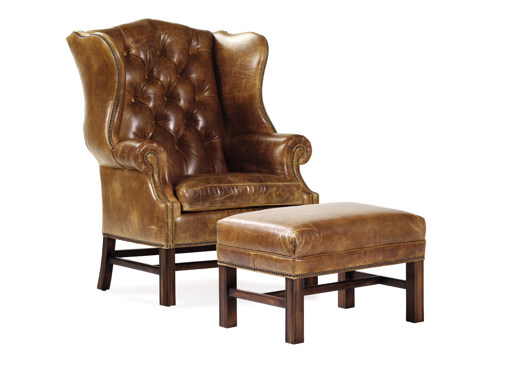 EAST BAY TUFTED WING CHAIR