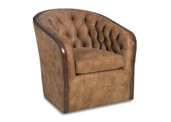 SYBIL TUFTED SWIVEL CHAIR