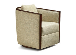 GIANCARLOS UPH BARREL SWIVEL CHAIR