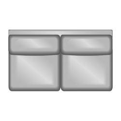 YOUR WAY ARMLESS LOVESEAT