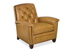FRENCH CURVE TUFTED CHAIR